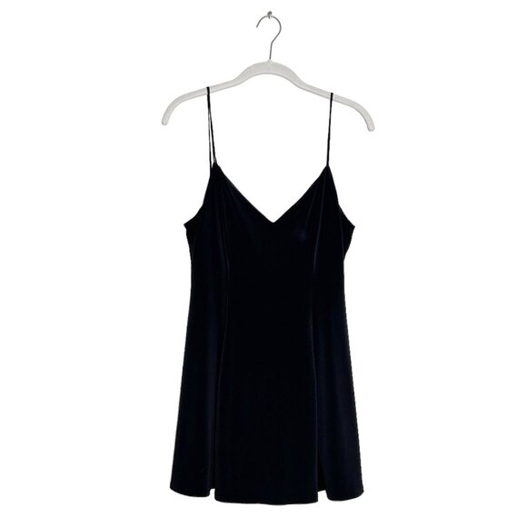Silence + Noise Scoopback Fit & Flare Mini Dress in Black - Sz XS/S - Picture 2 of 8